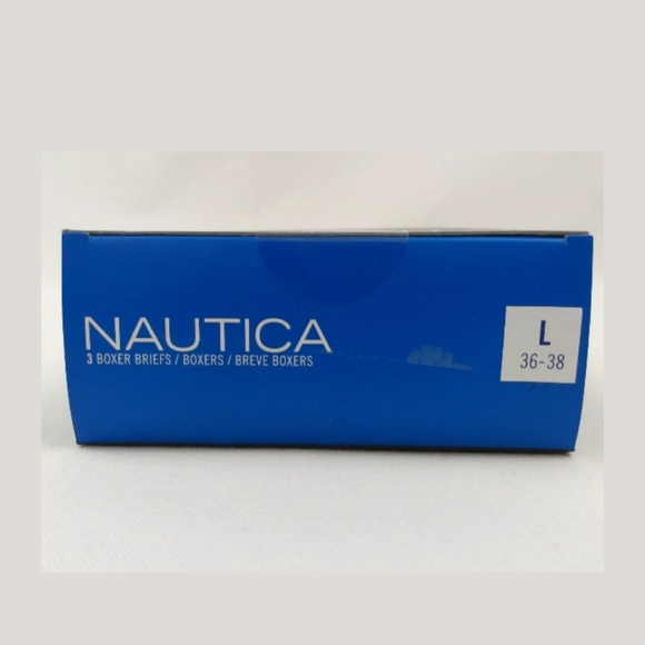 🔥🔥 NEW Nautica Mens Large 36-38 Boxer Briefs - Picture 6 of 6